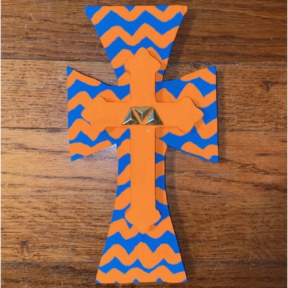 Chevron Wood Cross